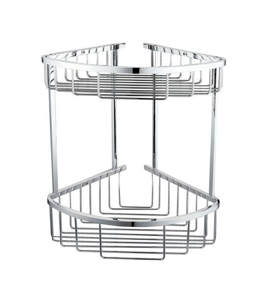 RAK Double Corner Basket Round Front Cp RAKBSK002 Bathroomsuites