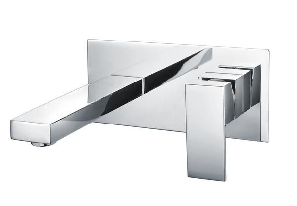 RAK Cubis Wm Bsn Mxr With Back Plate RAKCUB3007 Bathroomsuites