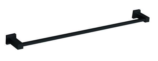 RAK Cubis Towel Rail In Black RAKCUB9910B Bathroomsuites