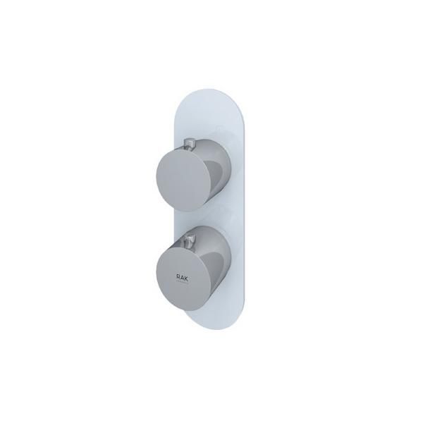 RAK Feeling Round Single Outlet Therm Shwr Valve RAKFSV1500R Bathroomsuites