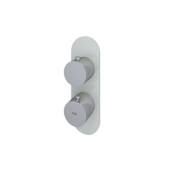 RAK Feeling Round Single Outlet Therm Shwr Valve RAKFSV1505R Bathroomsuites