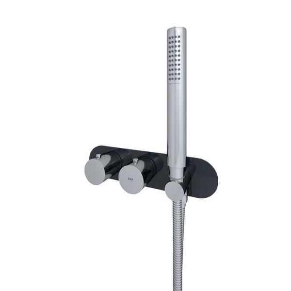 RAK Feeling Round Dual Outlet Therm Conc Shwr RAKFSV2504RHS Bathroomsuites