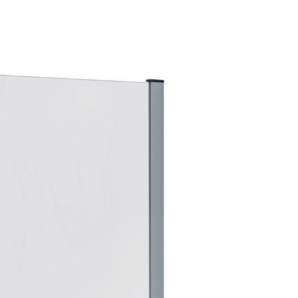 RAK Feeling Wall Profile In Grey 2000Mm RAKFWP503 Bathroomsuites