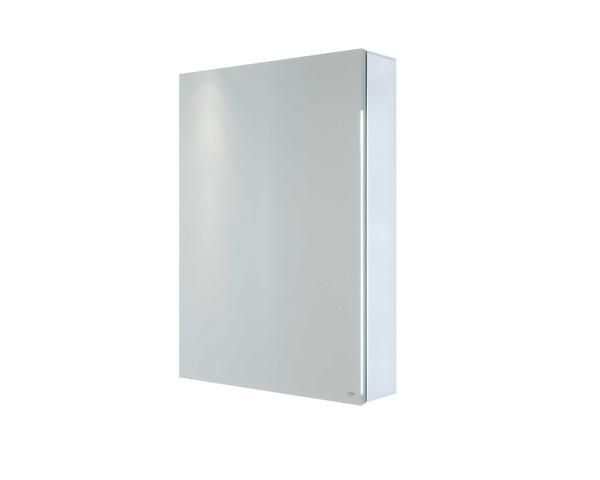RAK Gemini Alluminium Single Dr Mirrored Cabinet RAKGEM5001 Bathroomsuites