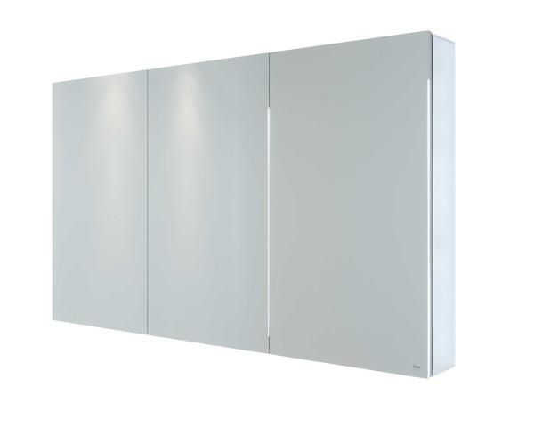 RAK Gemini Alluminium Triple Dr Mirrored Cabinet RAKGEM5003 Bathroomsuites