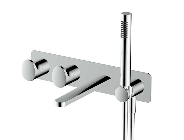 RAK Dual Outlet Therm Conc Shwr Valve With Handset RAKITA3306C Bathroomsuites