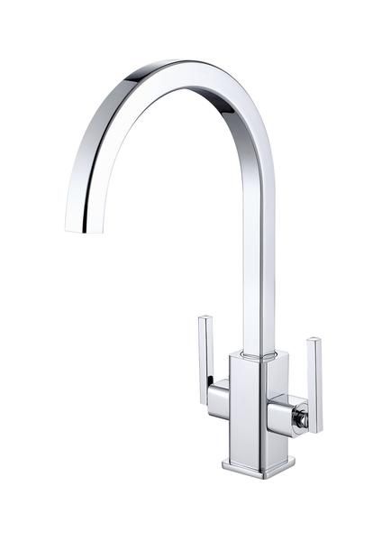 RAK Athens Modern Twin Lever Kitchen Sink Mxr RAKKIT008 Bathroomsuites