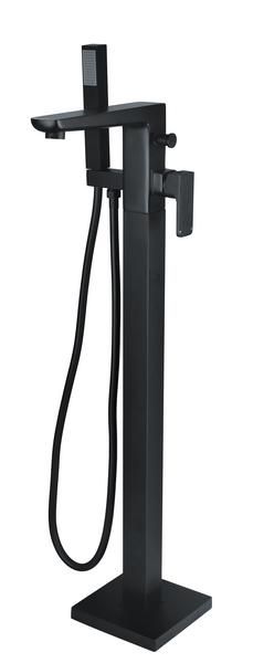 RAK Moon Free Standing Bsm In Black RAKMOO3014B Bathroomsuites