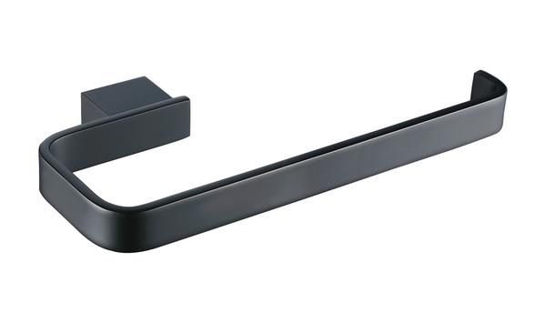 RAK Moon Towel Ring In Black RAKMOO9902B Bathroomsuites
