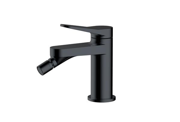 RAK Petit Round Bidet Mxr In Matt Black RAKPER3006B Bathroomsuites