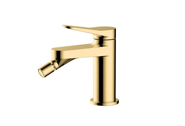 RAK Petit Round Bidet Mxr In Brush Gold RAKPER3006G Bathroomsuites