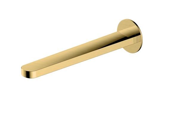 RAK Petit Round Bath Spout In Brush Gold RAKPER3015G Bathroomsuites