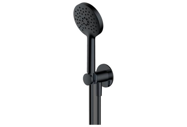 RAK Petit Round Wm Shwr Set In Matt Black RAKPER4005B Bathroomsuites