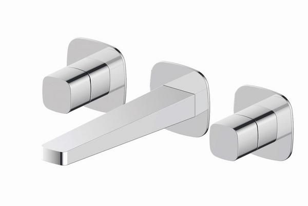 RAK Petit Sq Wm 3 Hole Bsn Mxr In Cp RAKPES3010C Bathroomsuites