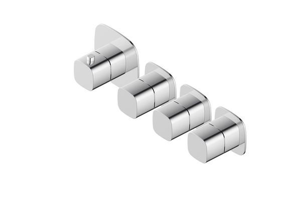 RAK Petit Sq Conc Therm Valve In Cp RAKPES3024C Bathroomsuites