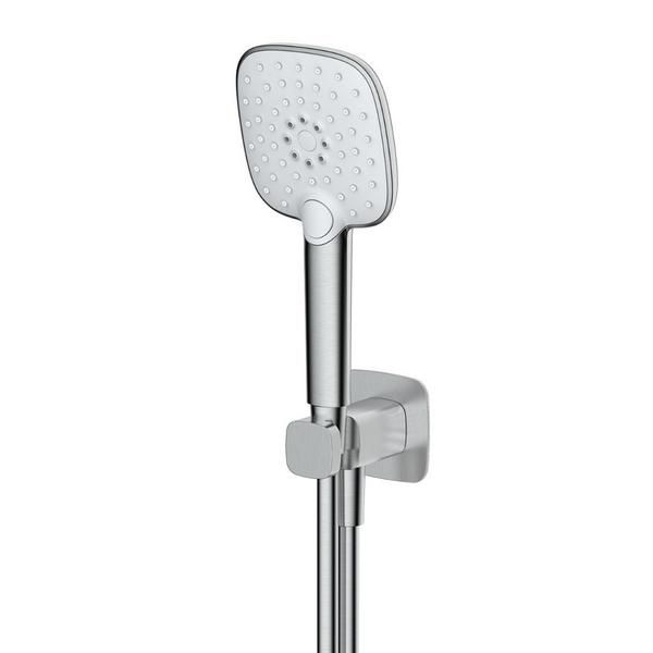 RAK Petit Sq Wm Shwr Set In Brushed Nickel RAKPES4005N Bathroomsuites