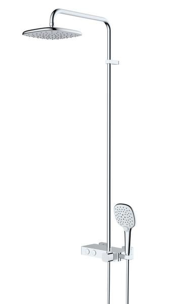 RAK Petit Sq Shwr Column In Cp RAKPES6001C Bathroomsuites