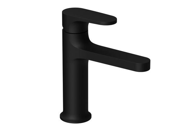 RAK Portofino Standard Bsn Mxr In Matt Black RAKPOR3001B Bathroomsuites