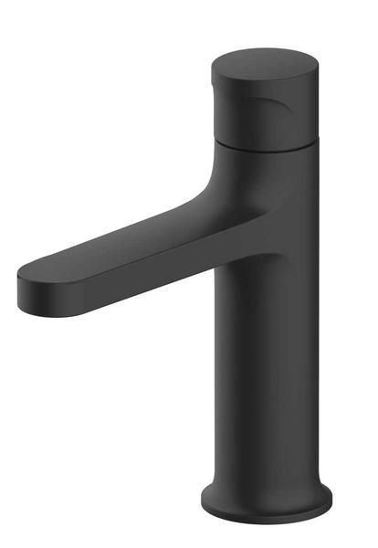 RAK Positano Standard Bsn Mxr In Matt Black RAKPOS3001B Bathroomsuites