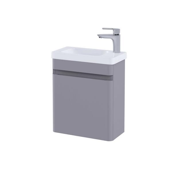 RAK Resort 450 Cloakroom Bsn Unit In Matt Mushroom RAKRSTWBU45602 Bathroomsuites