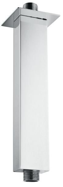 RAK 250Mm Rectangular Brass Ceiling Arm Cp RAKSHW0002 Bathroomsuites