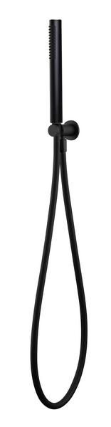Round Shwr Handset Wall Bracket Kit In Black RAKSHW4002B Bathroomsuites