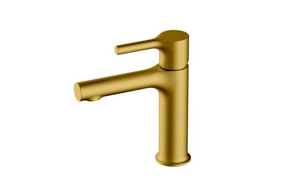 RAK Sorrento Standard Bsn Mxr In Brushed Gold RAKSOR3001G Bathroomsuites