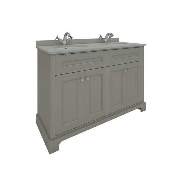 RAK Washington 1200Mm Double Bsn Unit Cappucino RAKWBU120514 Bathroomsuites
