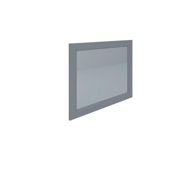 RAK Washington 800Mm Flat Mirror In Grey RAKWMR80503 Bathroomsuites