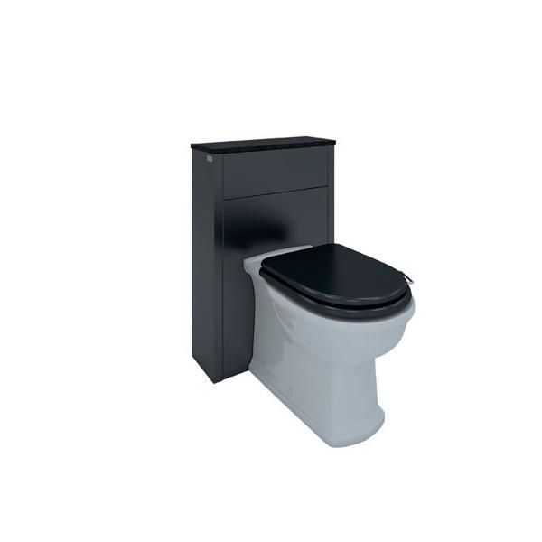 RAK Washington550Mm Wc Unit In Black RAKWWC55504 Bathroomsuites