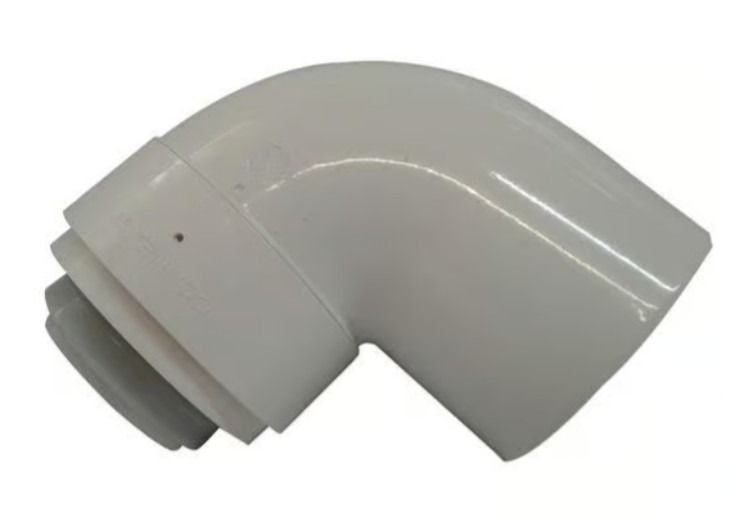 Atag 90deg concentric bend 80 x 125mm RB12C9A0