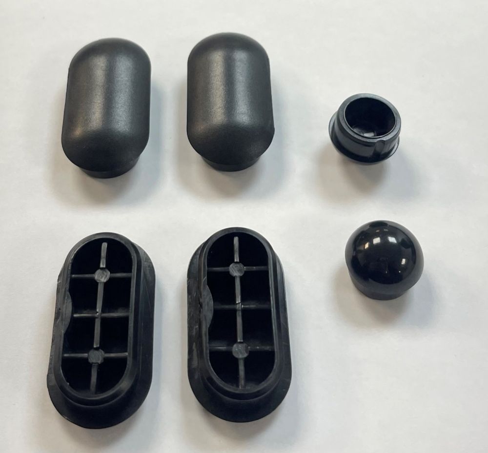 JACOB DELAFON REVE BOWL TOILET SEAT BUFFERS BLACK