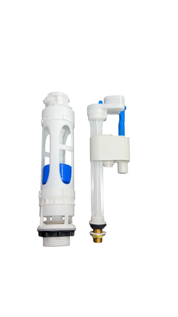 Roca The Gap Cistern Flush Valve and Bottom Entry Fill Valve Internal Pack With Push button A822887301