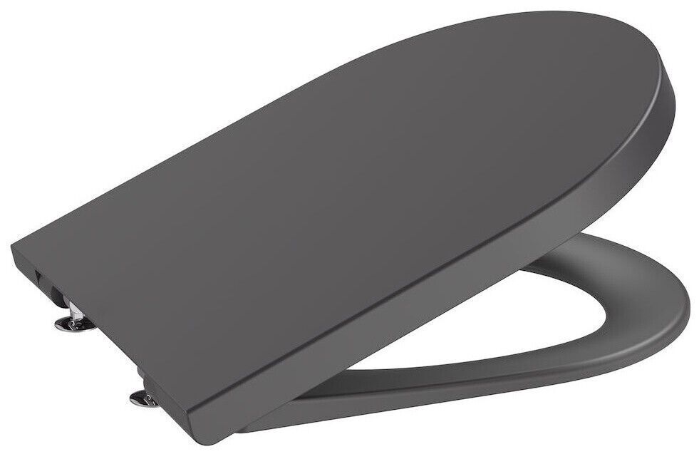 Roca Inspira Round Bidet Cover Onyx A80652264B