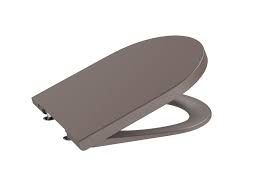 Inspira Round Soft-Close Seat - Coffee Roca Inspira A80152266B