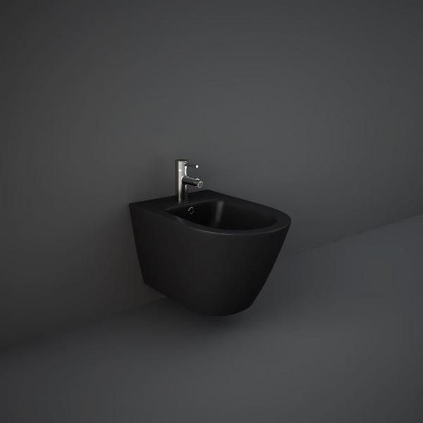 RAK Feeling Wh Bidet In Matt Black RST07504A Bathroomsuites