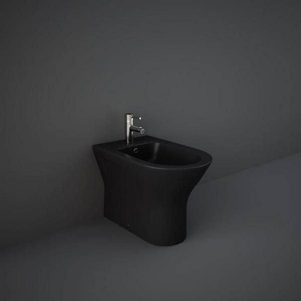 RAK Feeling Btw Bidet In Matt Black RST14504A Bathroomsuites