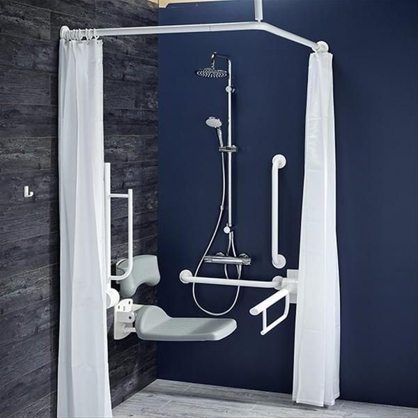 A/Shks S0755AC Doc M Shower Room Pack Exp White