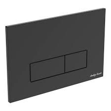 Armitage Shanks S0857A6 Oleas P2 Pnuematic Dual Flush Plate Black