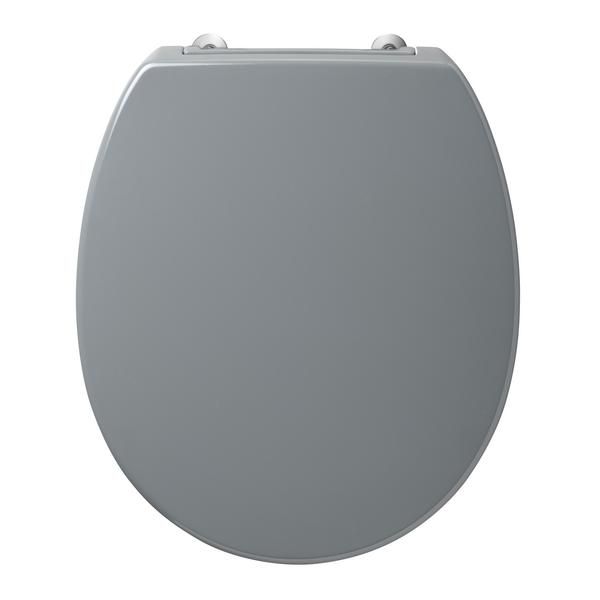 Ideal Standard Contour 21 toilet seat and cover - bottom fixing hinges - Grey -S4058LJ