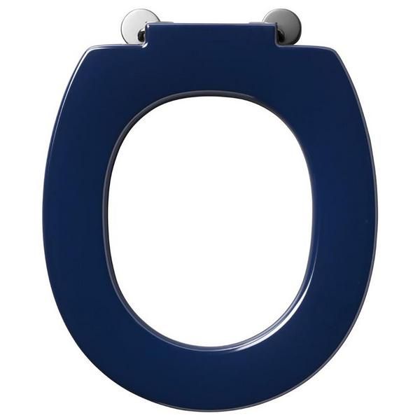 Armitage Shanks Contour 21 standard toilet seat with retaining buffers - no cover - top fixing hinges  S406636  /  5017830382621