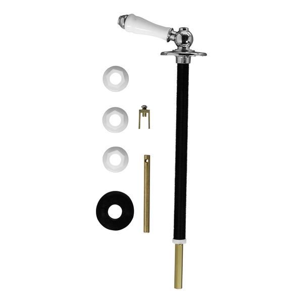 Ideal Standard Traditional concealed cistern lever - white porcelain and chrome plated S439501