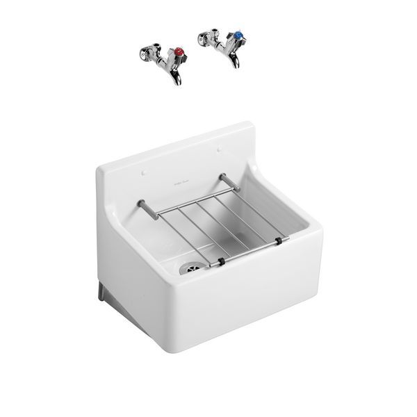 A/Shks S592001 Birch 51cm Cleaners Sink + Grating
