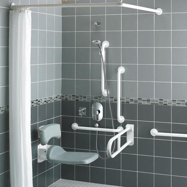 A/Shks S6960AC Con21 Unisex Shower Pack Rails
