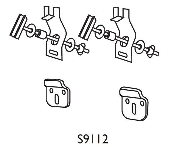 A/Shks S911267 Contour Bracket + Toggle