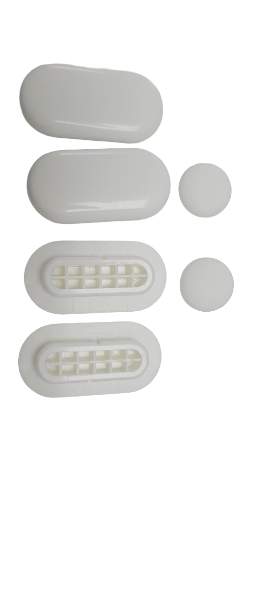 San4U 1499272 (47604) buffers round and oval toilet seat Opus 2 slimseat