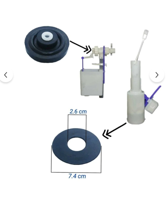 Sanica Concealed Cistern Gasket Set, Sanica Concealed Cistern Repair Kit, Sanica Drain and Fill Gasket