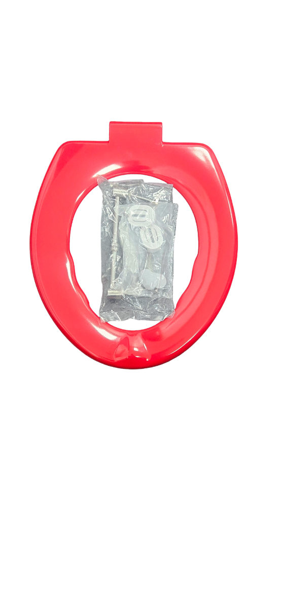 Wirquin Celmac SCK51RE Celeste Plus Toilet Seat Ring & Hinges Only RED