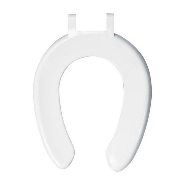 Celmac.SCR51WH.Crescent.Seat.Only.(Pl.Ftgs).Wht...