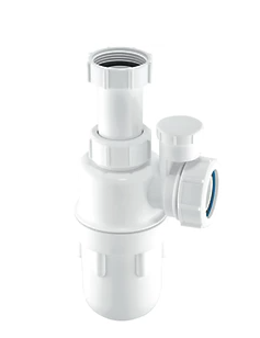 McAlpine C10AV-SV Anti-Syphon Bottle Trap Incorporating Silicone Valve 1½